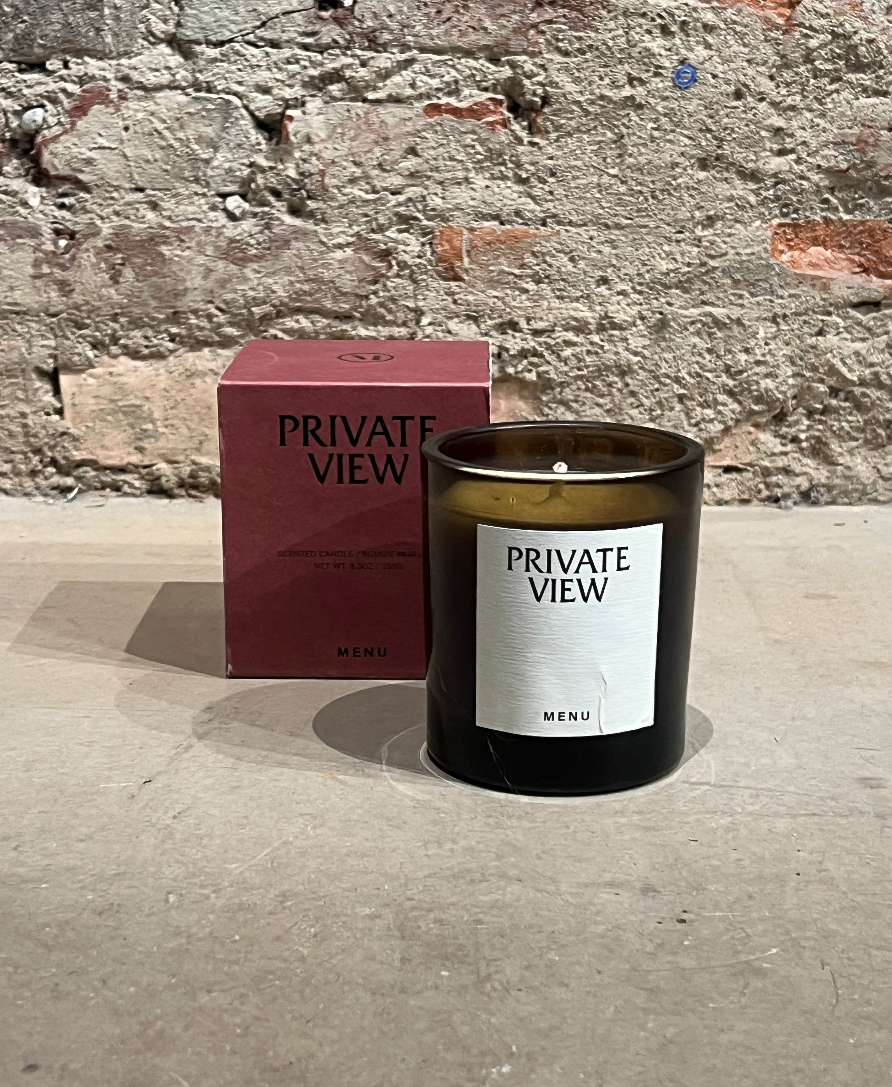Olfacte Scented Candle, Private View, 235 g/8,3 oz, Poured Glass Candle