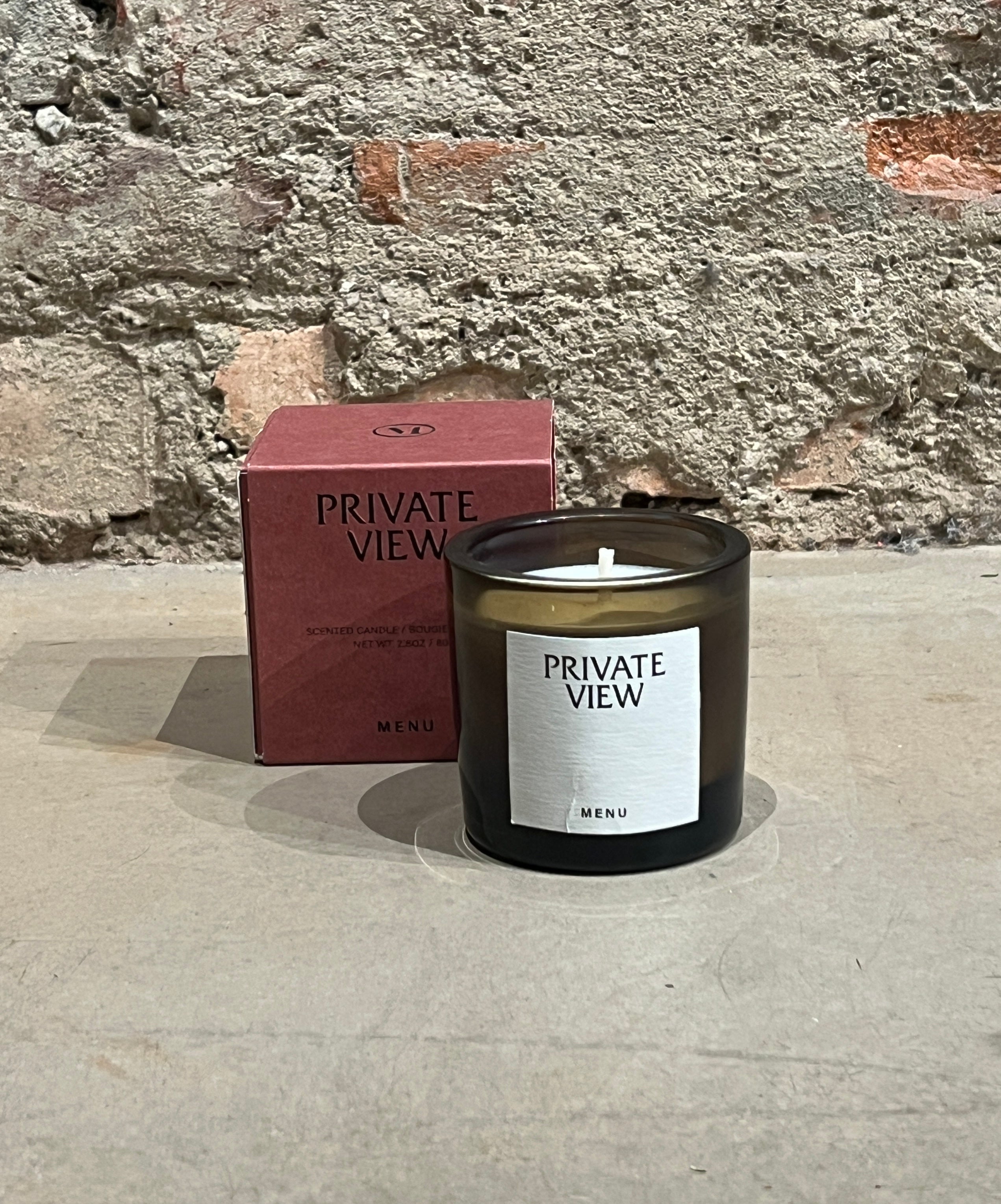 Olfacte Scented Candle, Private View, 80g./2.8oz, Poured Glass Candle