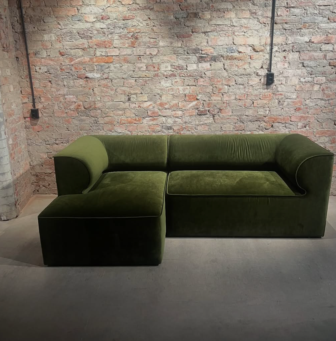 Audo Eave Sofa Green Velvet