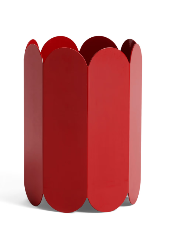HAY Arcs Vase Red